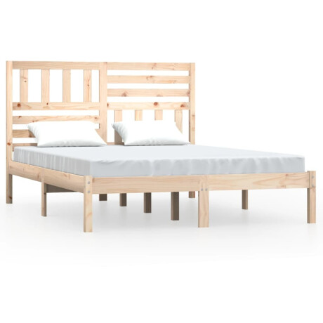 vidaXL Bedframe massief grenenhout 160x200 cm afbeelding2 - 1
