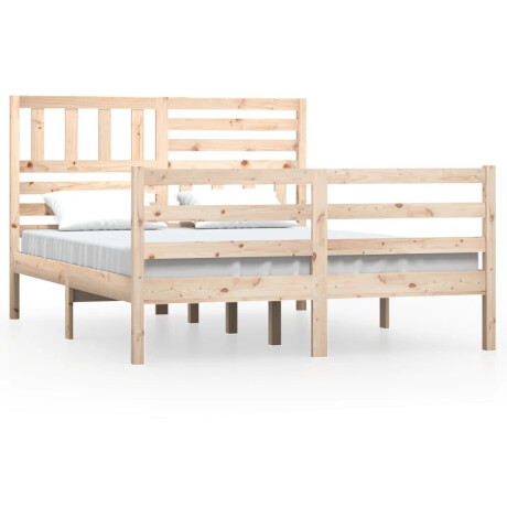 vidaXL Bedframe massief hout 120x190 cm afbeelding2 - 1
