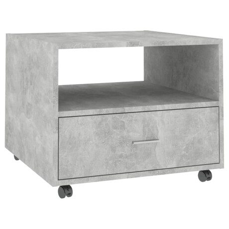 vidaXL Salontafel 55x55x40 cm bewerkt hout betongrijs afbeelding2 - 1