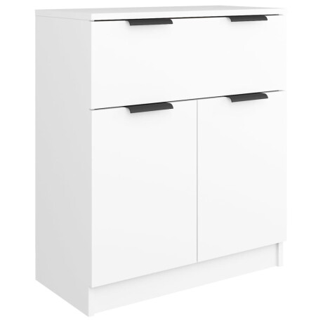 vidaXL Dressoir 60x30x70 cm bewerkt hout wit afbeelding2 - 1