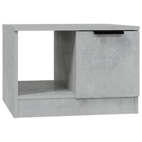 vidaXL Salontafel 50x50x36 cm bewerkt hout betongrijs afbeelding2 - 1