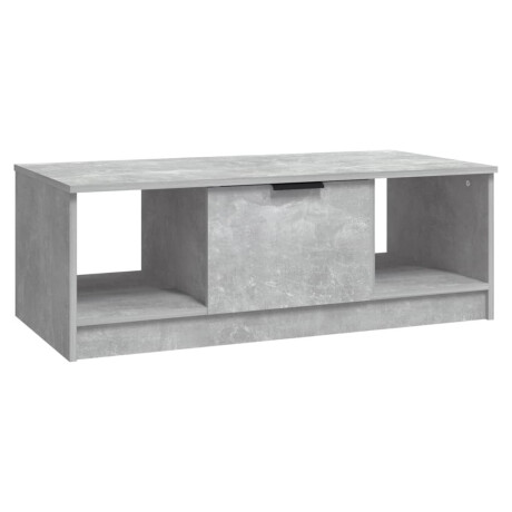 vidaXL Salontafel 102x50x36 cm bewerkt hout betongrijs afbeelding2 - 1