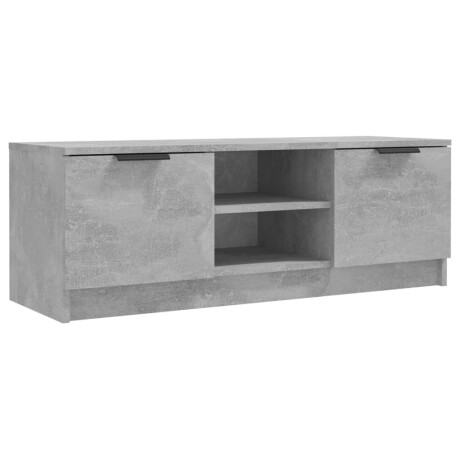vidaXL Tv-meubel 102x35x36,5 cm bewerkt hout betongrijs afbeelding2 - 1
