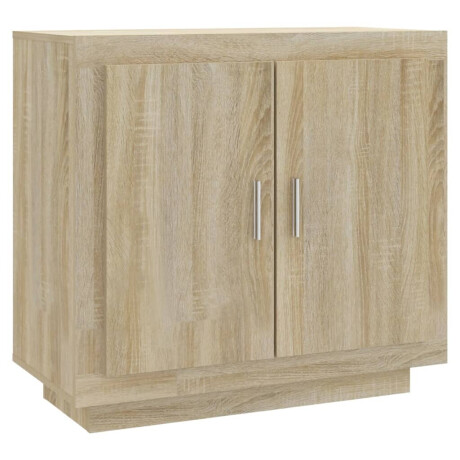vidaXL Dressoir 80x40x75 cm bewerkt hout sonoma eikenkleurig afbeelding2 - 1