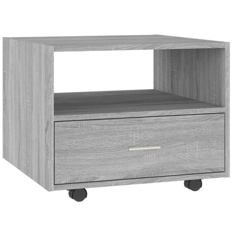 vidaXL Salontafel 55x55x40 cm bewerkt hout grijs sonoma eikenkleurig afbeelding2 - 1
