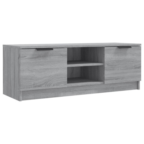 vidaXL Tv-meubel 102x35x36,5 cm bewerkt hout grijs sonoma eikenkleurig afbeelding2 - 1