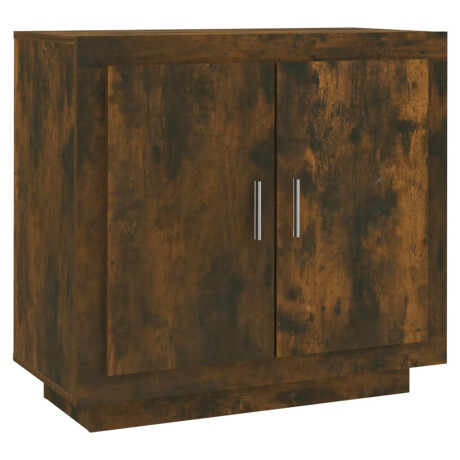 vidaXL Dressoir 80x40x75 cm bewerkt hout gerookt eikenkleurig afbeelding2 - 1