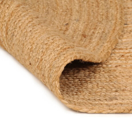 vidaXL Tapijt rond 240 cm gevlochten jute afbeelding2 - 1