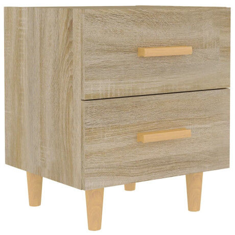 vidaXL Nachtkastje 40x35x47,5 cm sonoma eikenkleurig afbeelding2 - 1