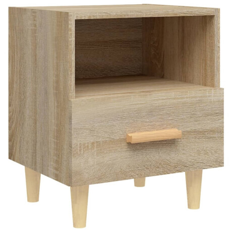 vidaXL Nachtkastje 40x35x47 cm sonoma eikenkleurig afbeelding2 - 1
