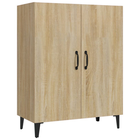 vidaXL Dressoir 70x34x90 cm bewerkt hout sonoma eikenkleurig afbeelding2 - 1