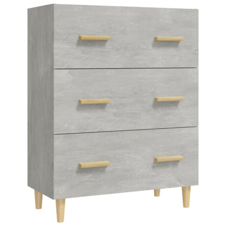 vidaXL Dressoir 70x34x90 cm bewerkt hout betongrijs afbeelding2 - 1