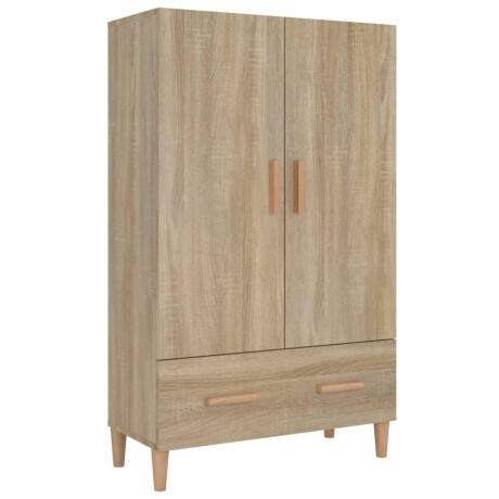 vidaXL Hoge kast 70x31x115 cm bewerkt hout sonoma eikenkleurig afbeelding2 - 1