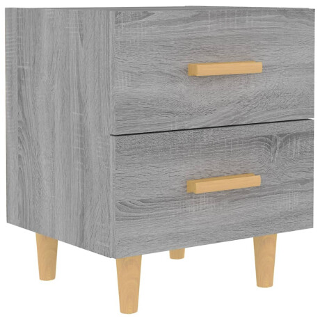 vidaXL Nachtkastje 40x35x47,5 cm grijs sonoma eikenkleurig afbeelding2 - 1