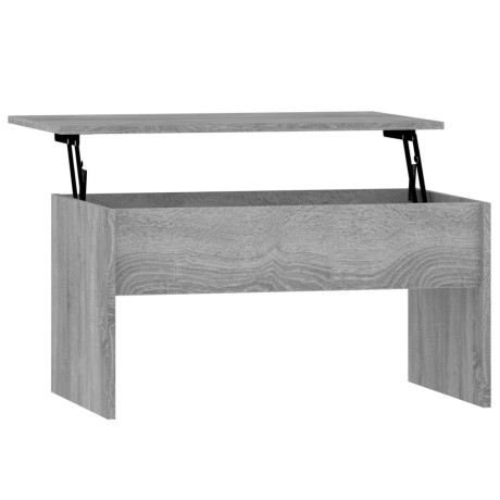 vidaXL Salontafel 80x50,5x41,5 cm bewerkt hout grijs sonoma eikenkleur afbeelding2 - 1