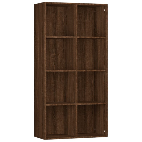 vidaXL Boekenkast 66x30x130 cm bewerkt hout bruin eikenkleur afbeelding2 - 1