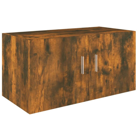 vidaXL Hangkast 80x39x40 cm bewerkt hout gerookt eikenkleurig afbeelding2 - 1