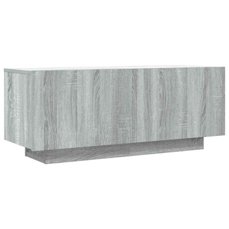 vidaXL Tv-meubel 100x35x40 cm bewerkt hout grijs sonoma eikenkleurig afbeelding2 - 1