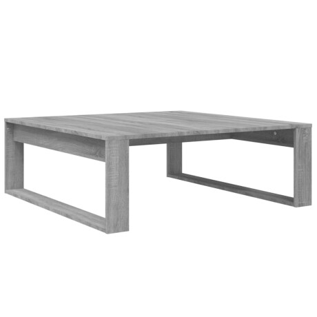 vidaXL Salontafel 100x100x35 cm bewerkt hout grijs sonoma eikenkleurig afbeelding2 - 1