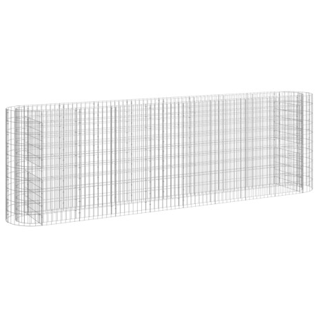 vidaXL Gabion plantenbak verhoogd 330x50x100 cm gegalvaniseerd ijzer afbeelding2 - 1