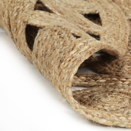 vidaXL Vloerkleed handgemaakt 180 cm gevlochten jute afbeelding2 - 1