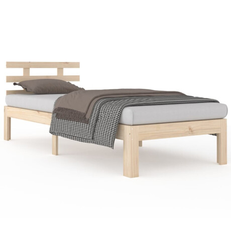 vidaXL Bedframe massief hout 90x190 cm afbeelding2 - 1