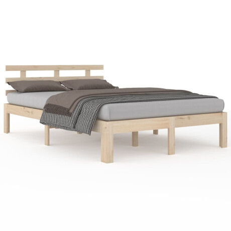 vidaXL Bedframe zonder matras massief hout 200x200 cm afbeelding2 - 1