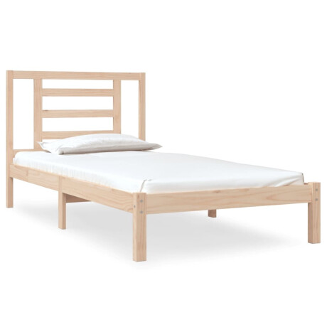 vidaXL Bedframe zonder matras massief grenenhout 90x190 cm afbeelding2 - 1
