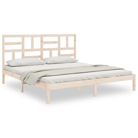 vidaXL Bedframe zonder matras massief hout 180x200 cm afbeelding2 - 1