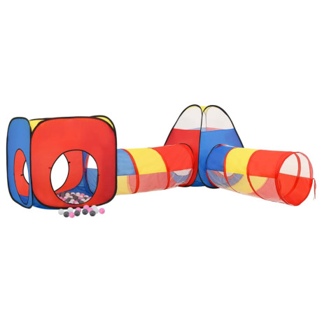 vidaXL Kinderspeeltent met 250 ballen 190x264x90 cm meerkleurig afbeelding2 - 1