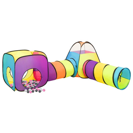 vidaXL Kinderspeeltent met 250 ballen 190x264x90 cm meerkleurig afbeelding2 - 1
