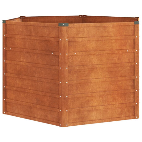 vidaXL Plantenbak verhoogd 129x129x77 cm cortenstaal roestig afbeelding2 - 1