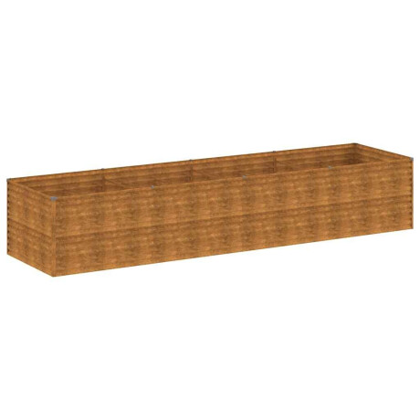 vidaXL Plantenbak verhoogd 386x100x69 cm cortenstaal afbeelding2 - 1