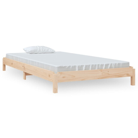 vidaXL Bed stapelbaar 80x200 cm massief grenenhout afbeelding2 - 1