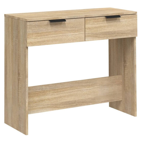 vidaXL Wandtafel 90x36x75 cm bewerkt hout sonoma eikenkleurig afbeelding2 - 1