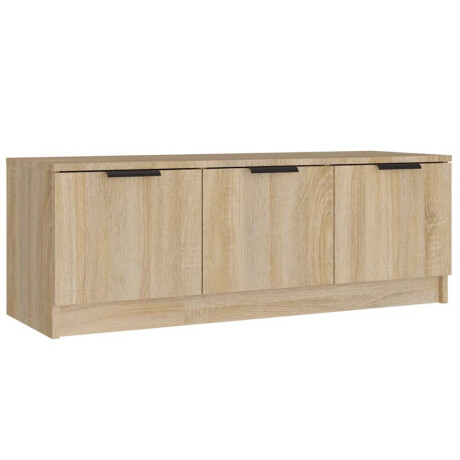 vidaXL Tv-meubel 102x35x36,5 cm bewerkt hout sonoma eikenkleurig afbeelding2 - 1