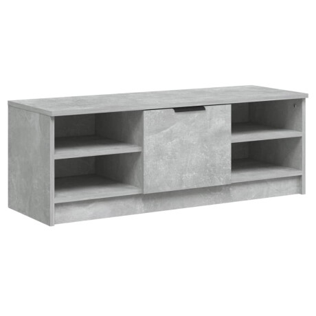 vidaXL Tv-meubel 102x35,5x36,5 cm bewerkt hout betongrijs afbeelding2 - 1