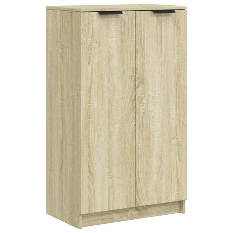 vidaXL Schoenenkast 59x35x100,5 cm bewerkt hout sonoma eikenkleurig afbeelding2 - 1