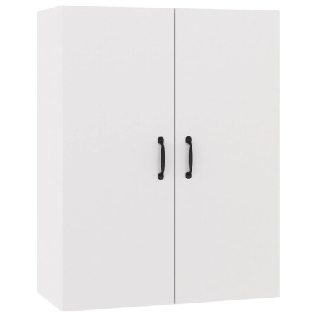 vidaXL Hangkast 69,5x34x90 cm bewerkt hout wit afbeelding2 - 1