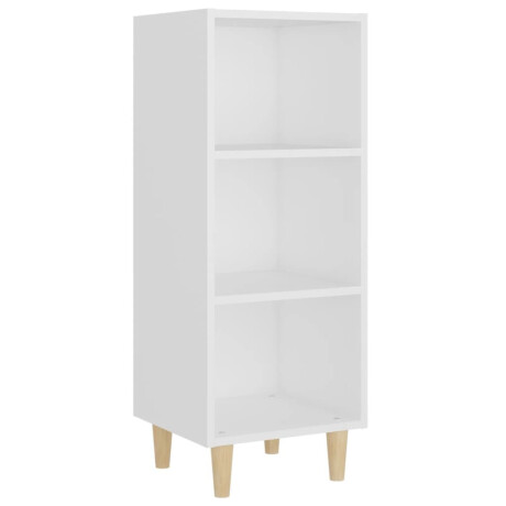 vidaXL Dressoir 34,5x32,5x90 cm bewerkt hout wit afbeelding2 - 1