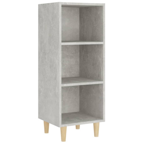 vidaXL Dressoir 34,5x32,5x90 cm bewerkt hout betongrijs afbeelding2 - 1