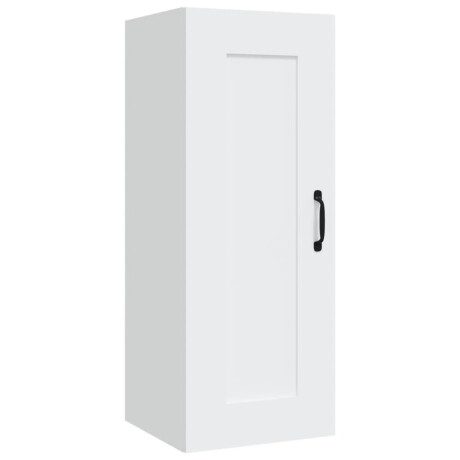 vidaXL Hangkast 35x34x90 cm bewerkt hout wit afbeelding2 - 1
