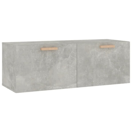 vidaXL Wandkast 100x36,5x35 cm bewerkt hout grijs afbeelding2 - 1