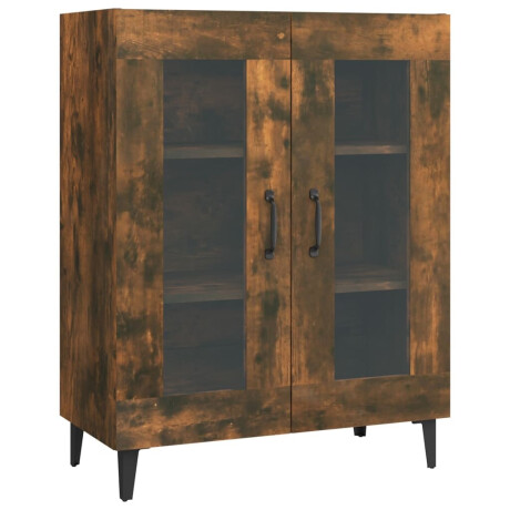vidaXL Dressoir 69,5x34x90 cm bewerkt hout gerookt eikenkleurig afbeelding2 - 1