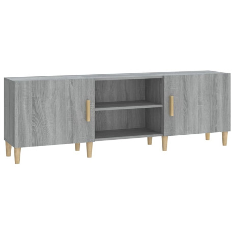 vidaXL Tv-meubel 150x30x50 cm bewerkt hout grijs sonoma eikenkleurig afbeelding2 - 1
