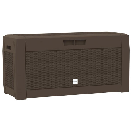 vidaXL Tuinbox 119x48x60 cm polypropeen bruin afbeelding2 - 1