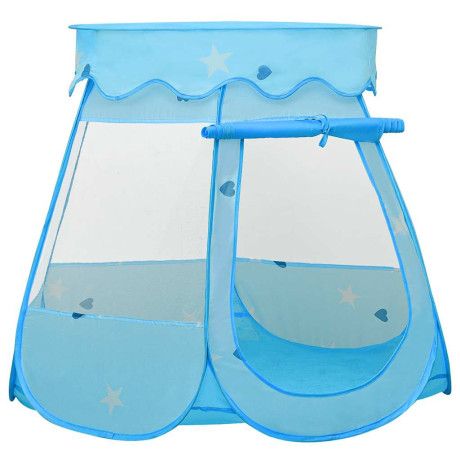 vidaXL Kinderspeeltent 102x102x82 cm blauw afbeelding2 - 1