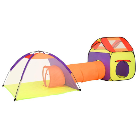 vidaXL Kinderspeeltent 338x123x111 cm meerkleurig afbeelding2 - 1