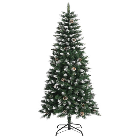 vidaXL Kunstkerstboom met standaard 120 cm PVC groen afbeelding2 - 1
