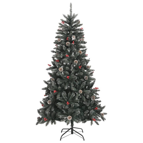 vidaXL Kunstkerstboom met standaard 180 cm PVC groen afbeelding2 - 1